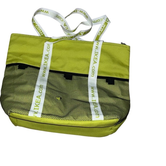Retired IKEA Kylvaska large soft cooler bag lime green insulated - Picture 3 of 7